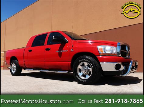 Used 2006 Dodge Ram 2500 Slt Mega Cab 2wd For Sale In Houston Tx 77063 Everest Motors Inc