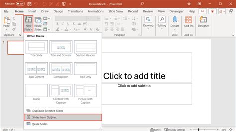 How to convert text to PowerPoint - Plus