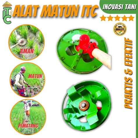 Jual Mata Pisau Alat Matun Padi Praktis Alat Penyiang Gulma Padi