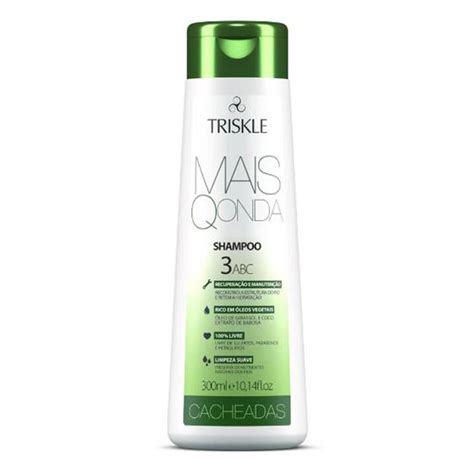 Triskle Shampoo Cacheadas Mais Q Onda 300 Ml Shampoo Magazine Luiza