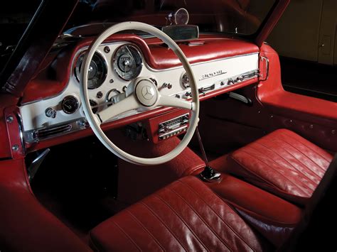 Mercedes 300SL Gullwing interior (1954) : r/carporn