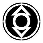 Orange Lantern Corps Symbol Stencil | Free Stencil Gallery