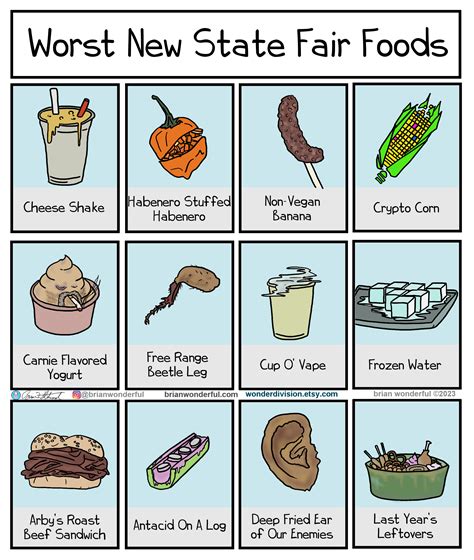 Worst New State Fair Foods [OC] : r/funny