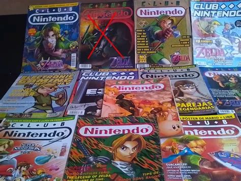 Lote De Revistas Club Nintendo Zelda Con Portada Mercadolibre