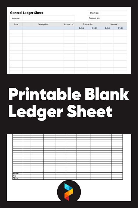 Blank Ledger Sheet 10 Free Pdf Printables Printablee Balance