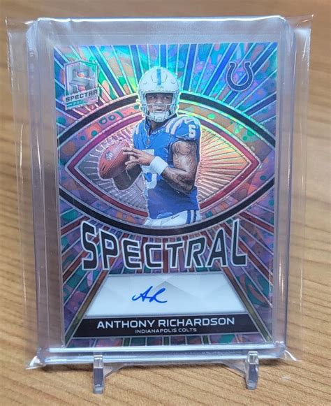 2023 Spectra Anthony Richardson Rookie Spectral Psychedelic Prizm Auto