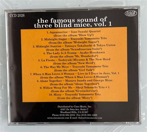 Cd The Famous Sound Of Blind Mice Vol Hobbies Toys Music