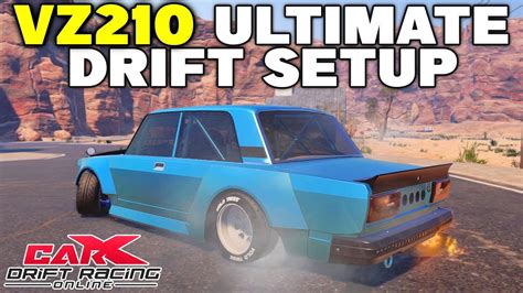 VZ210 100 Adhesion Ultimate Drift Setup CarX Drift Racing Online YouTube