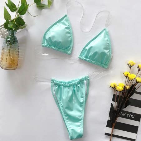 Sexy Bikini Pvc Tirantes Transparentes