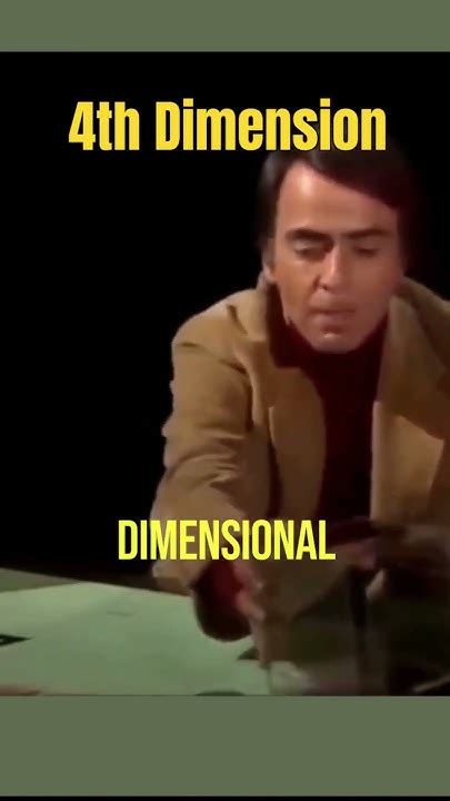 4th Dimension Easily Explained 📖 By Carl Sagan Shorts Science