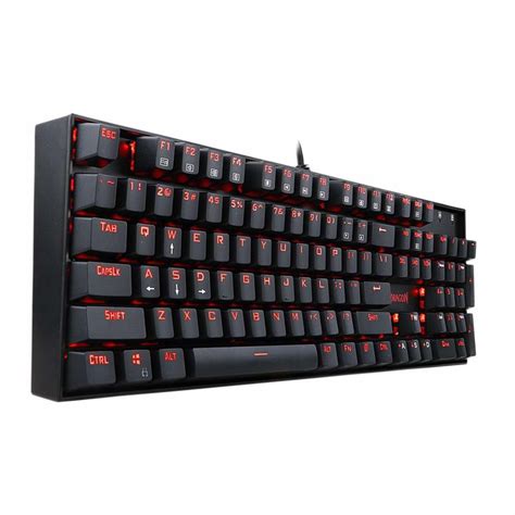 Teclado Mec Nico Gamer Redragon Mitra K Led Vermelho Switch Red