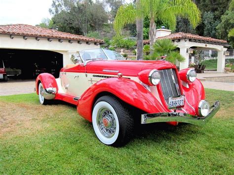 1935 Auburn 851 Boattail Speedster By Auburn Manufacturing Inc For Sale