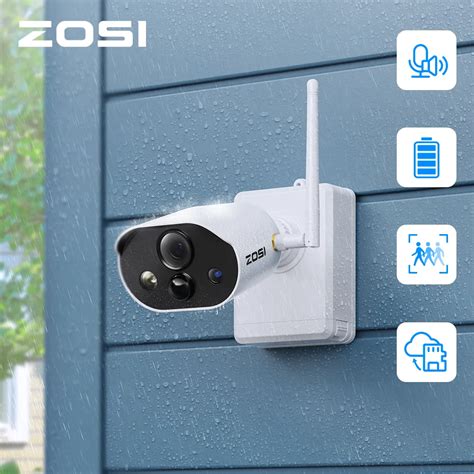 ZOSI C306 Pro 2K Wireless Battery Powered Security IP Camera Outdoor