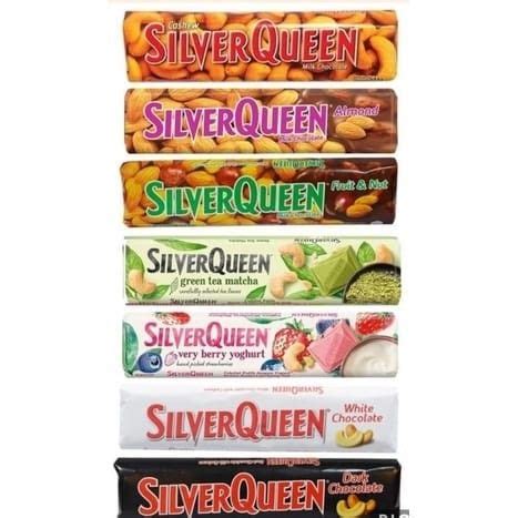 SilverQueen Milk Chocolate With Cashew Almond 58 Gram All Variant