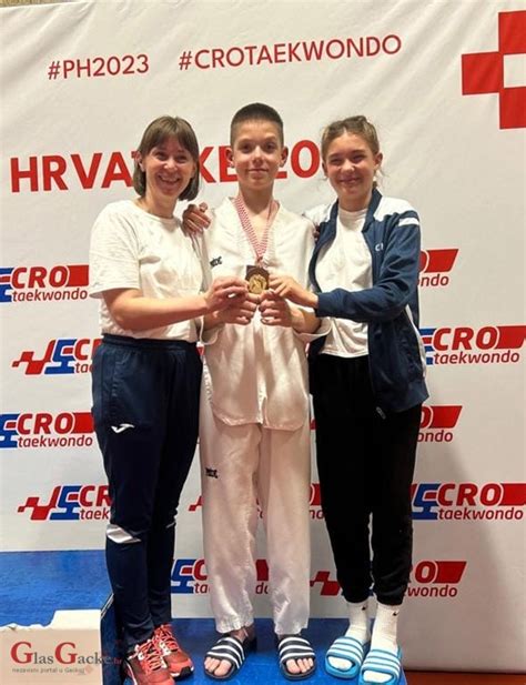 Dvije Medalje S Prvenstva Hrvatske Za Mla E Kadete U Taekwondou Glas