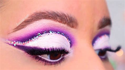 Maquillaje En Tonos Morado Cut Crease YouTube