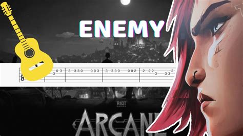 Imagine Dragons X J I D Enemy Arcane League Of Legends Guitar