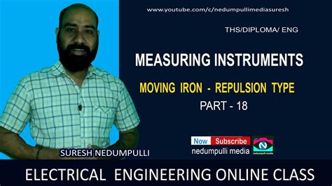 ELECTRICAL MEASURING INSTRUMENTS MOVING IRON REPULSION TYPE YouTube