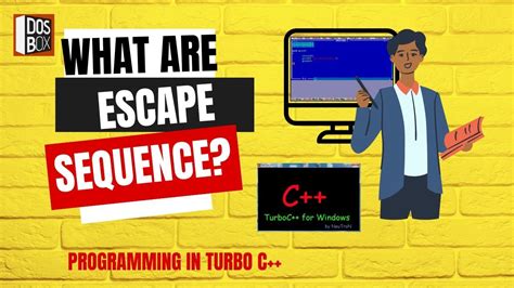 Lecture 6 Escape Sequence And Its Use In C Using Turbo C Compiler Youtube