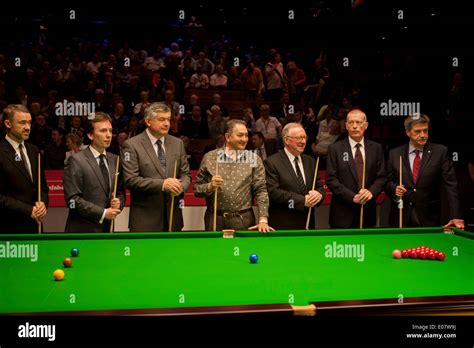 Sheffield, UK. 05th May, 2014. Previous Crucible World Snooker ...