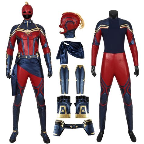 Avengers: Endgame Costume Captain Marvel Cosplay Suit | Cosplay