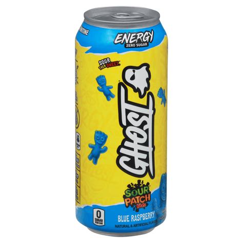 Ghost Sour Patch Kids Blue Raspberry Energy Drink