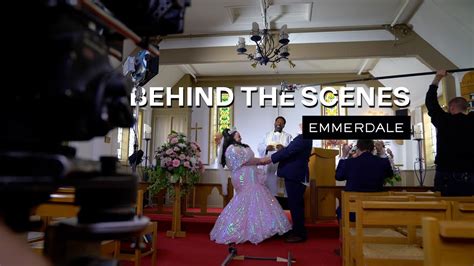 Behind The Scenes: Mandy And Paddy's Wedding | Emmerdale - YouTube