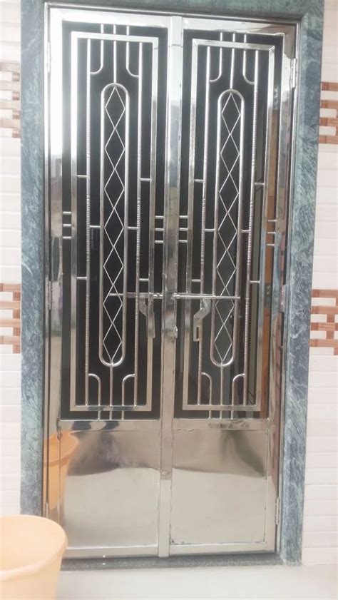 Polished Stainless Steel Door For Home At Rs 1000 Sq Ft In Surat ID