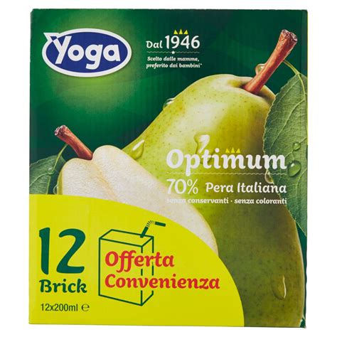 Yoga Optimum 70 Pera Italiana 12 X 200 Ml Everli