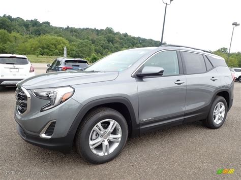 Satin Steel Metallic Gmc Terrain Sle Awd Photo