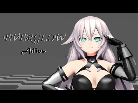 Everglow Adios Neptunia Mmd Youtube