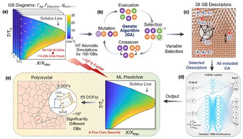 Genetic Algorithm Guided Deep Learning Of Grain Boundary Diagrams