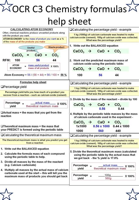 Ppt Ocr C3 Chemistry Formulas Help Sheet Powerpoint Presentation Free Download Id6886501