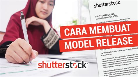 Cara Membuat Model Release Di Shutterstock Microstock Indonesia Youtube