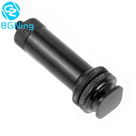 Bgning Hot Shoe Mount Led Ring Lamp Extension Dual Nut Cold Shoe Adapter Bracket For Live