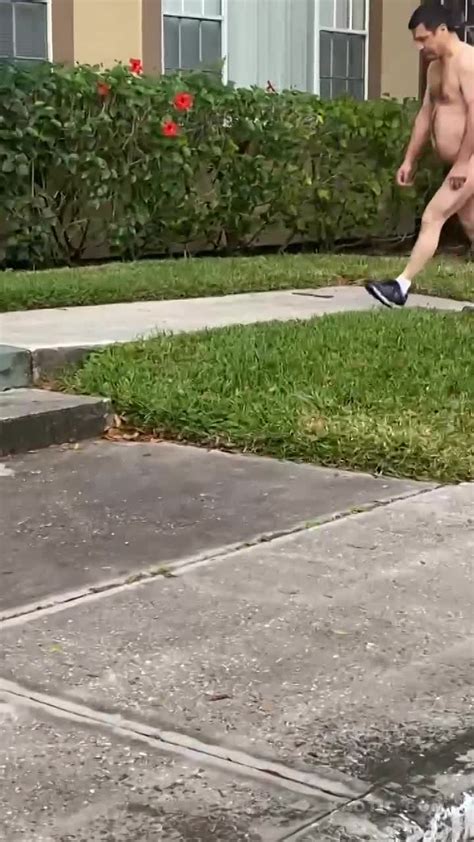 Naked Man Caught Walking Home Livegore