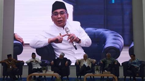 Gus Yahya Usai Deklarasi Anies Cak Imin Nu Bukan Alat Untuk