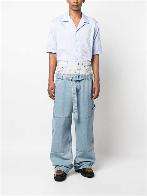 Off White Wide Leg Jeans Farfetch