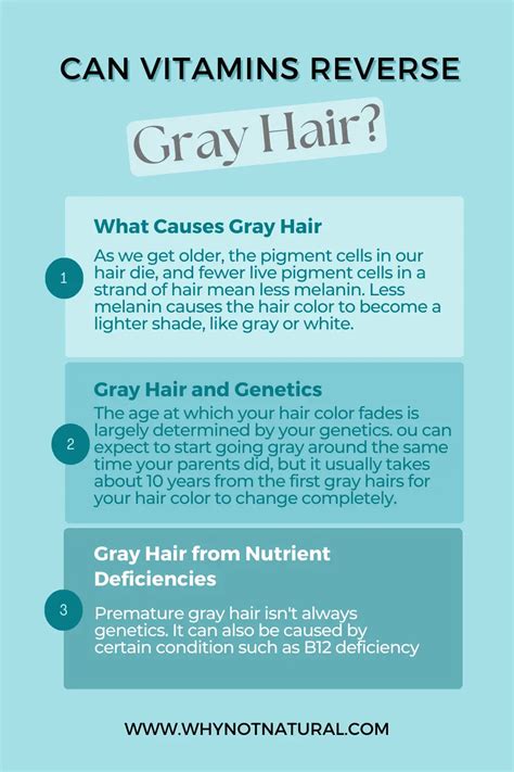 Can Vitamins Reverse Gray Hair? – WhyNotNatural