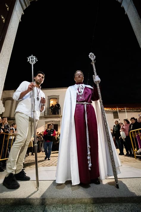 Lunes Santo en Villanueva de Córdoba El Cautivo y la Virgen de la Paz