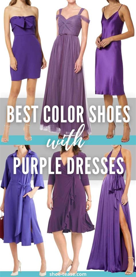 8 Best Color Shoes to Wear with a Purple Dress Outfit