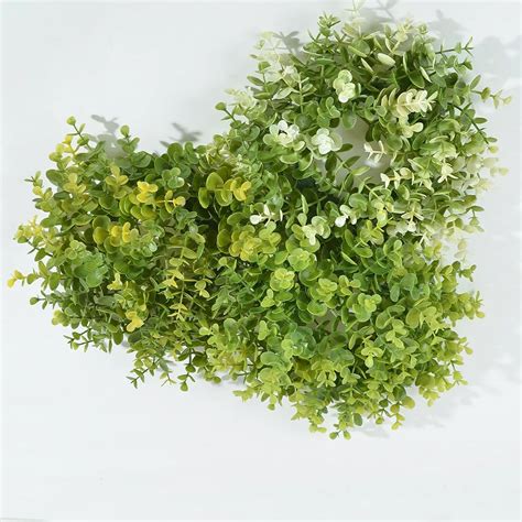 Pcs Artificial Round Eucalyptus Wreath For Diy Wedding Arches Birthday