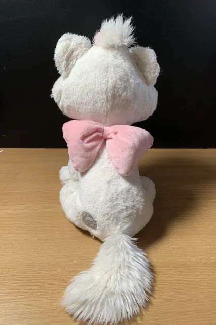 Disney Store Stamped Aristocats Marie White Cat Plush Soft Toy Good