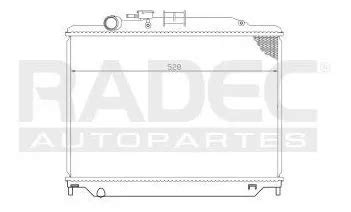 Radiador Nissan Urvan L Lts Estandar Meses