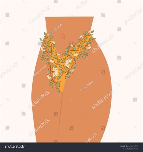 Flourish Bikini Intimate Depilation Hygiene Womens Stock Vector Royalty Free