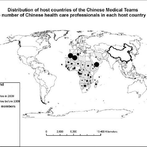 Distribution Of Chinese Health Care Professionals Across The World