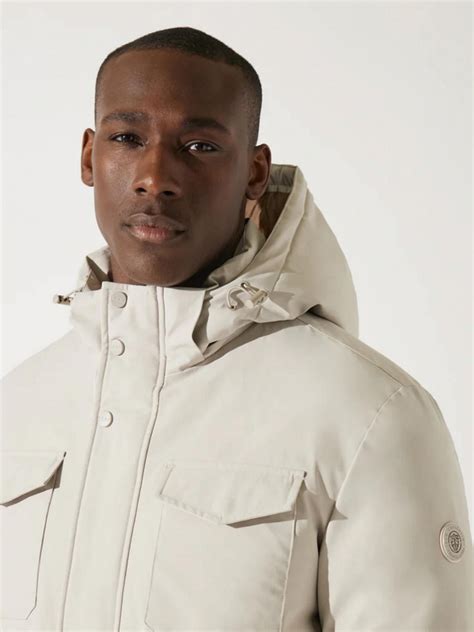 Blouson Parka Miran Beige Homme Izac Wimod