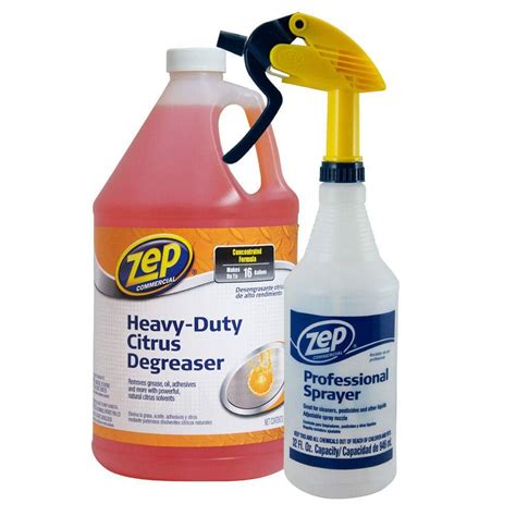 Zep 1 Gallon Heavy Duty Citrus Gallon With Sprayer Value Pack Zucitpro1vp The Home Depot