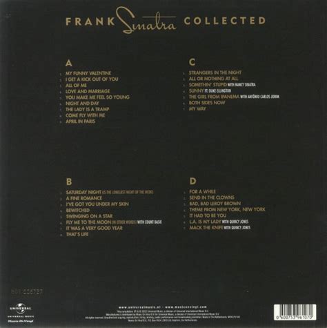 Пластинка Collected Sinatra Frank. Купить Collected Sinatra Frank по ...