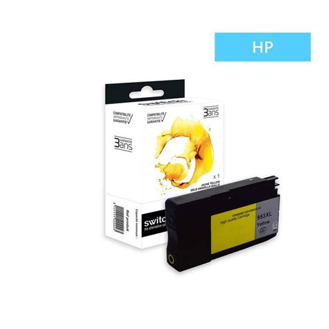 Hp 953XL - Cartouche boite SWITCH équivalente à HP F6U18AE - Jaune ...